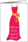 Will you be my Maid of Honor? card