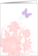Spring pastel card