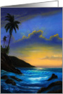Hawaiian Sunset card