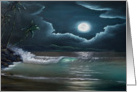 Moonlight over Maui card