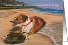 Hawaiian Puppy Love, puppies, beagles card