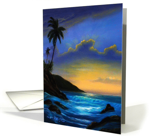 Hawaiian Sunset card (1124056)