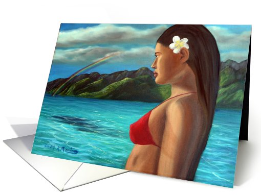 Polynesian Girl card (507865)