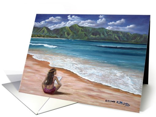 Aloha - Book Club - Book Group - Reading Circle card (630226)