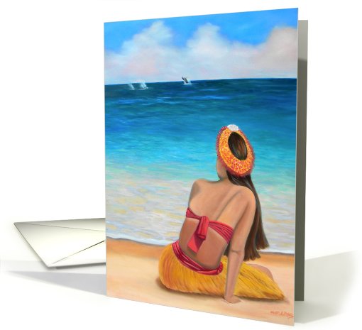Little R and R Hawaiian Style card (738063)