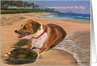 Hawaiian Puppy Love, puppies, beagles card