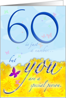 60th Birthday card