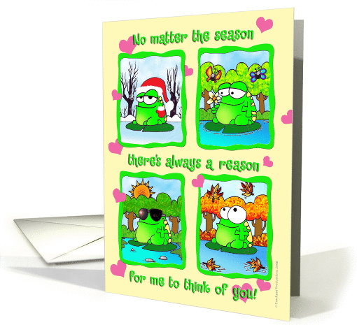 Frog For All Seasons card (239167)