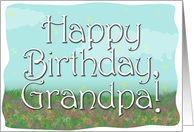Happy Birthday Grandpa card