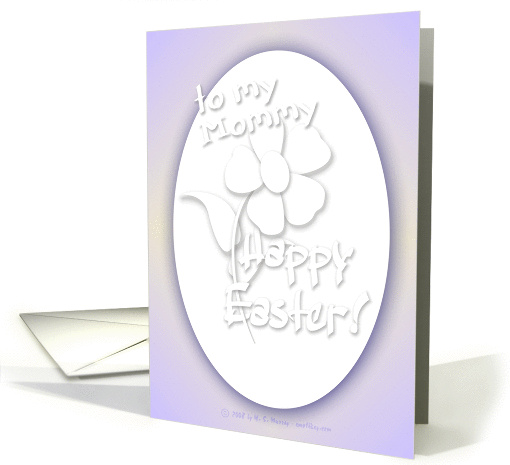 Color me! Happy Easter Mommy card (161411)