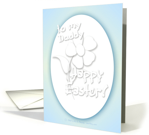 Color me! Happy Easter Daddy card (161415)