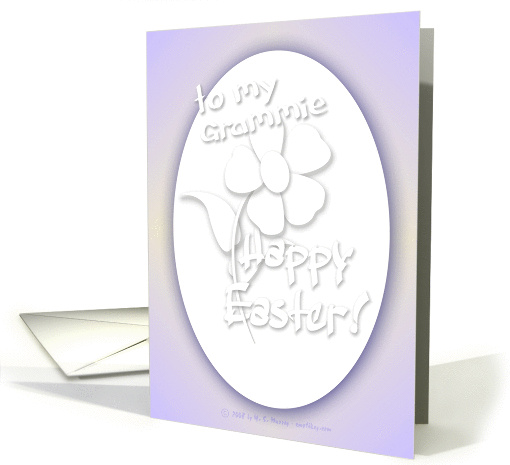 Color me! Happy Easter Grammie card (161419)