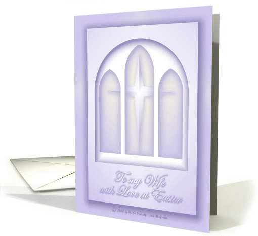 Easter to my Wife card (161539)