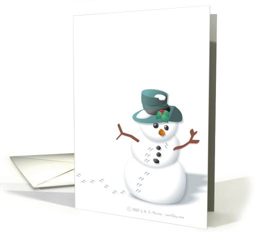 Happy Holidays - Nipping on noses??? card (305903)