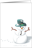 Happy Holidays - Nipping on noses??? card