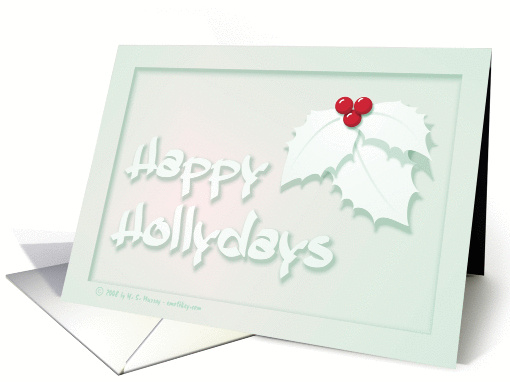 Happy Hollydays card (306397)