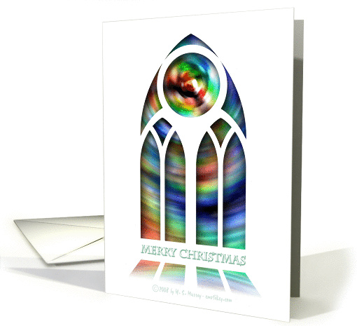 Goth Glass III - Merry Christmas card (316010)