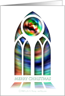 Goth Glass III - Merry Christmas card