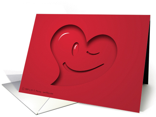 A Valentine wink, wink, nudge, nudge ... card (365104)
