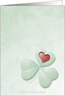 St. Patty’s Day - for your Sweetheart card