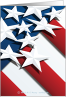 Stars & Stripes - Party Invitation card