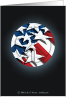 Stars & Stripes - Peace! card