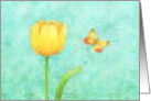 Birthday Tulip In Spring Celebrate and Enjoy the day card