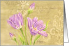 Christian Thinking of You Tulips Garden Notes card
