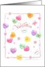 Anniversary Valentine’s Day Heart Candies So Much Love Together card