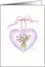 Valentine’s Day Tulip Heart Charm You Are Always in My Heart card