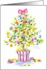 Friend Easter Egg Tree Bright and Wonderful Day card