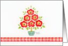Christmas Tree of Flowers Have Yourself a Merry Little Christmas card