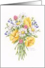 Thinking of You Wildflower Bouquet Beautiful Day card