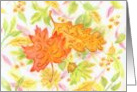Thanksgiving Birthday Beautiful Leaves Religious Blessings card