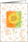 Birthday Big Bright Sunflower Joy and Happiness card