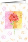 Birthday With Love Geranium Special Beautiful card