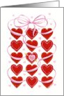 Coronavirus Valentine Lots of Hearts card