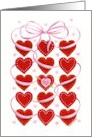 Coronavirus Valentine Lots of Hearts Lots of Love card