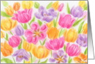 Easter Wild Tulips Joyful Celebration Bright and Beautiful Day card