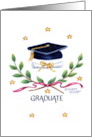 Graduation Victory Emblem Graduate Job Well Done Future Success card
