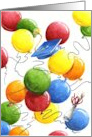 Graduation Balloons Celebration card