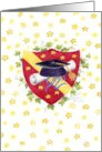 Graduation Gift Enclosed Star Crest Shield Religious Job Well Done card