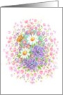 Birthday Christian Daises Anemones Happiness Blessings Beautiful Day card