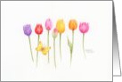 Easter Christian Blessings Garden Tulips Joy Happiness Beautiful Day card