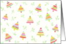 Christmas Thank You For Gift Dancing Rainbow Trees Many Thanks card