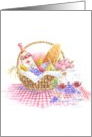 Anniversary Celebration Picnic Basket card