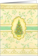 Christmas Enchanting Tree Christian Blessings of Joy and Peace card