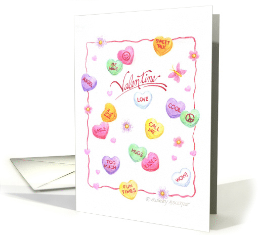 Friend Valentine's Day Fun Heart Candies Special Lots of Fun card