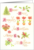 Business Thank You Christmas Gratitude Gifts of Nature Loyal Customer card