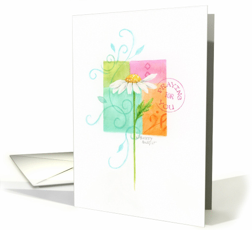 Thinking of You Praying for You Daisy Special Thoughts Blessings card